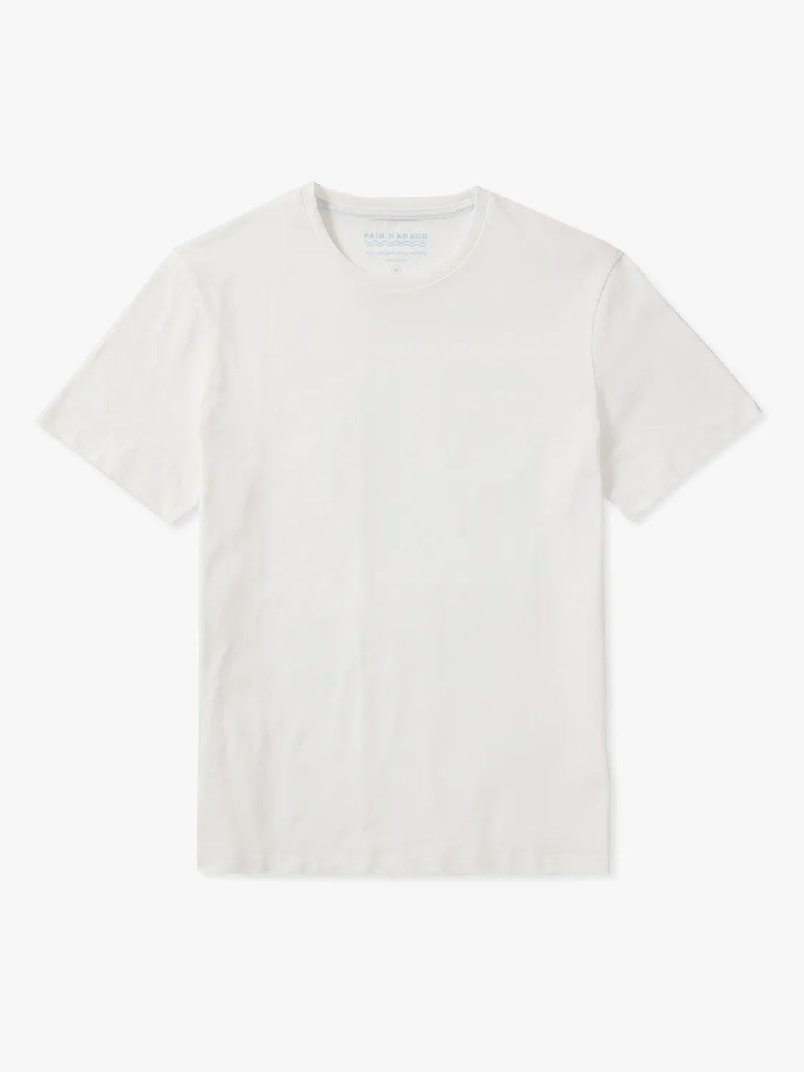 White kismet t-shirt on a white background