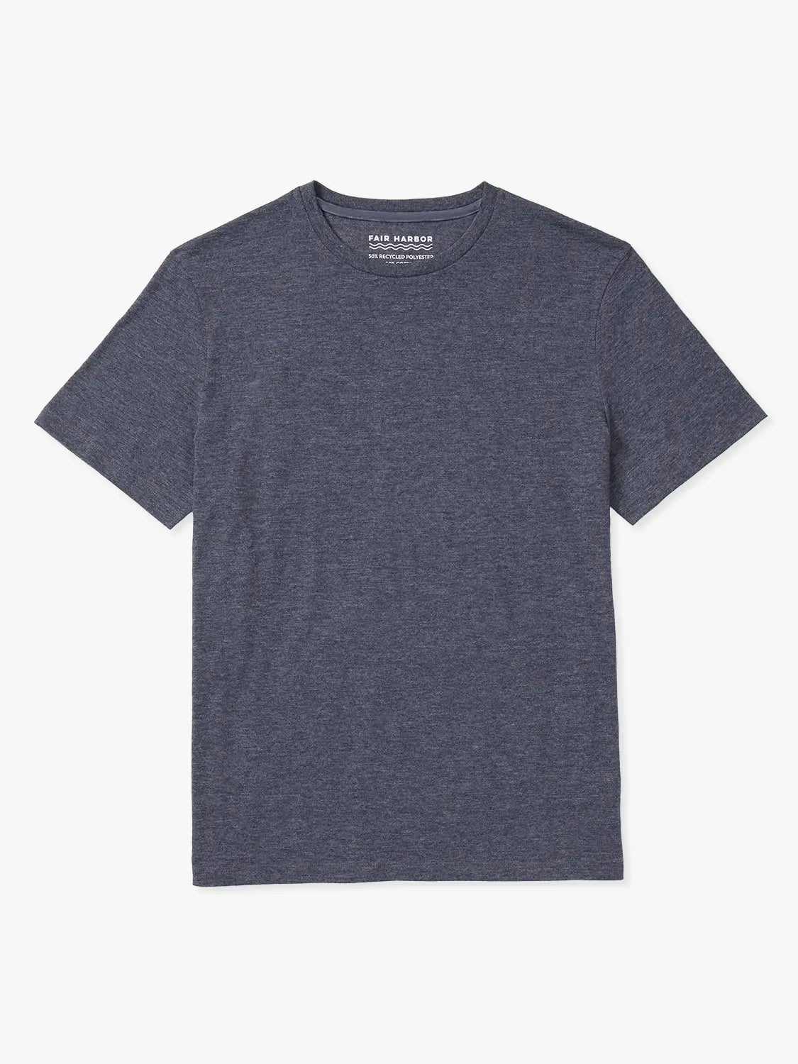 Navy blue kismet t-shirt on a white background